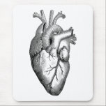 Heart Anatomy Science Mouse Mat<br><div class="desc">Vintage Design</div>