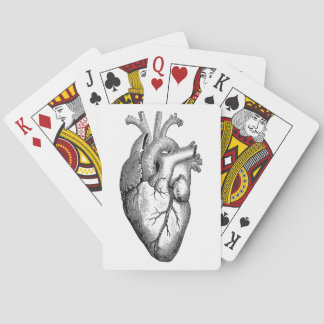 Heart Anatomy Science Playing Cards