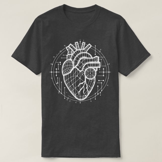 heart anatomy T-Shirt (Design Front)