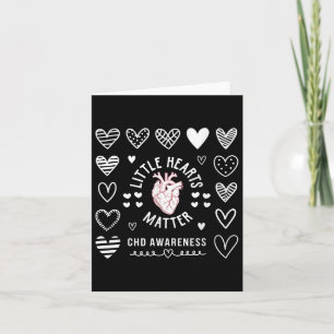 Heart Anatomy Valentine Little Heart Chd Awareness Card