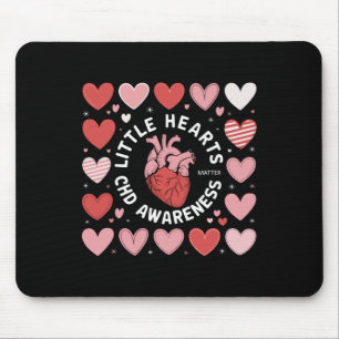 Heart Anatomy Valentine Little Heart Chd Awareness Mouse Mat