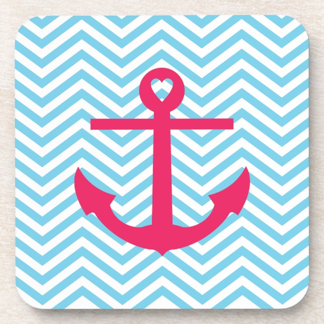 Heart Anchor Coaster (Front)