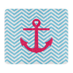 Heart Anchor Cutting Board