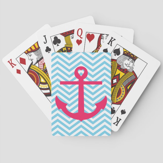 Heart Anchor Playing Cards (Back)