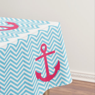 Heart Anchor Tablecloth