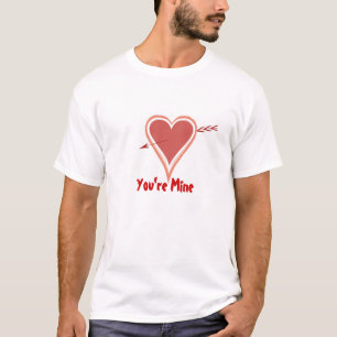 Heart And Arrow-Red T-Shirt