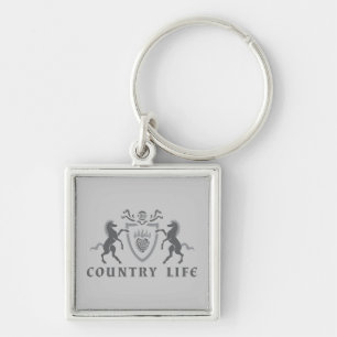 Heart and Horses Key Ring