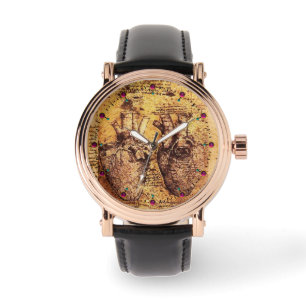 Heart And Its Blood Vessels Parchment Watch
