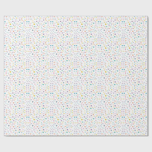 Heart and Little Hearts - Watercolor Pattern Wrapping Paper