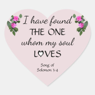 Heart and Love Bible Verse Stickers