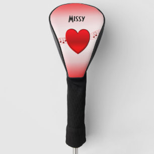 Heart and Music Golf Head Cover
