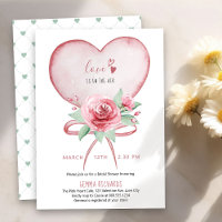 Heart and Roses Love is in the Air Bridal Shower I