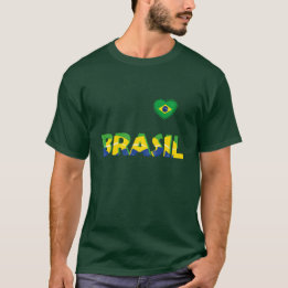 "Heart and Soul for Brazil!" T-Shirt