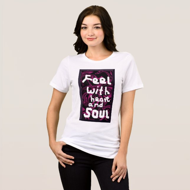 Heart and Soul Tri-Blend Shirt (Front Full)