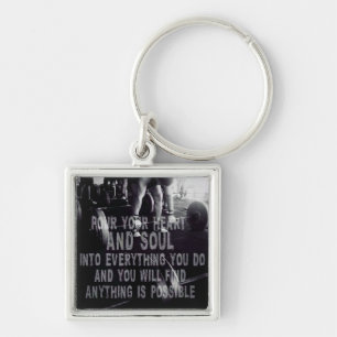 Heart and Soul - Workout Motivational Key Ring