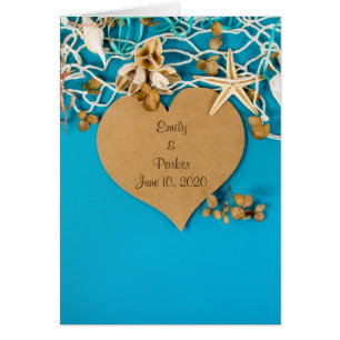 heart and starfish wedding