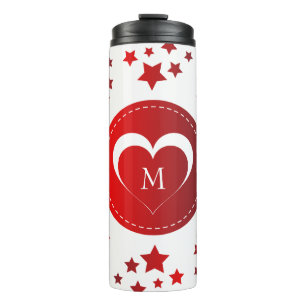 Heart And Stars Thermal Tumbler