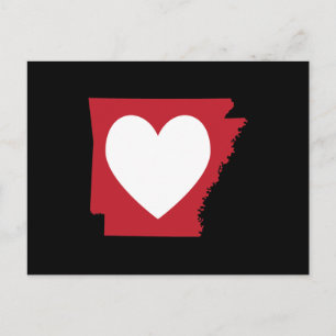 Heart Arkansas Postcard