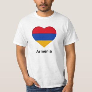 Heart - Armenia Flag T-Shirt