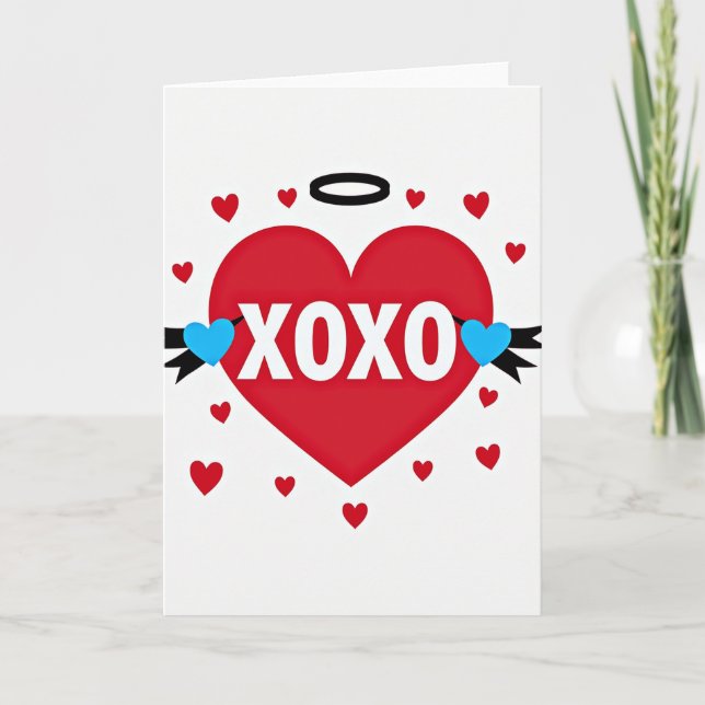 Heart Arrow Love Card (Front)