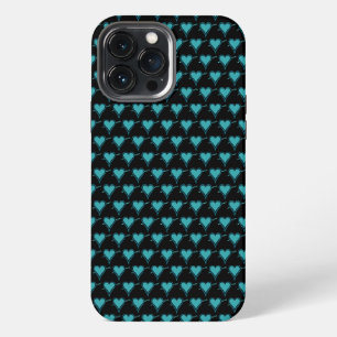Heart & Arrow- Navy Teal iPhone 13 Pro Max Case