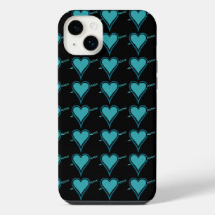 Heart & Arrow- Navy Teal iPhone / iPad case