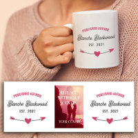 Heart Arrow Published Author With Your Book Cover