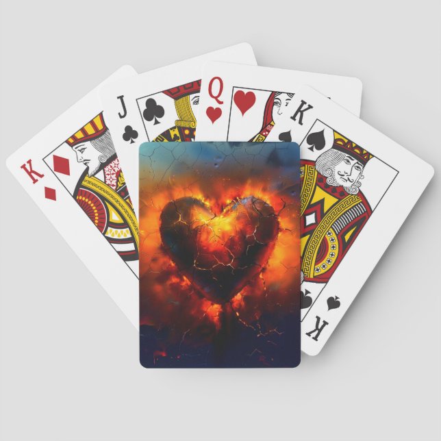 Heart Art Playing Cards (Back)