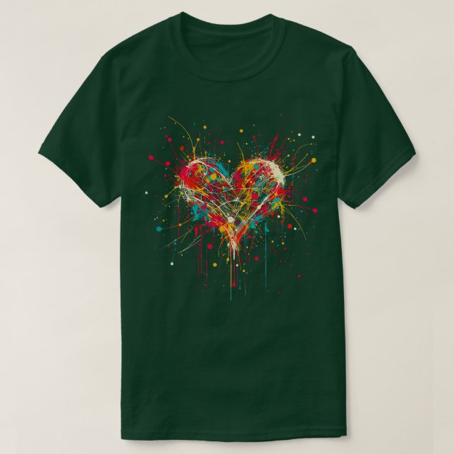 Heart Art T-Shirt (Design Front)