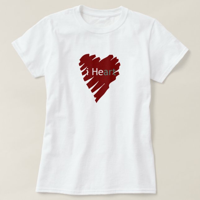 Heart Art T-Shirt (Design Front)