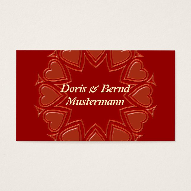 Heart ART Template 2 + your photo & text (Front)