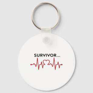 Heart Attack Survivor Gifts Survivor Hearts Diseas Key Ring