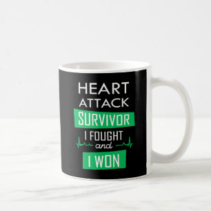 Heart attack survivor, I fought and I won Coffee Mug