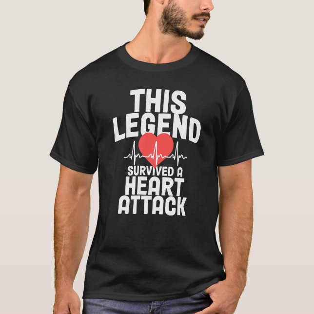 Heart Attack Survivor Recovery Get Well Cardiac Ar T-Shirt (Front)