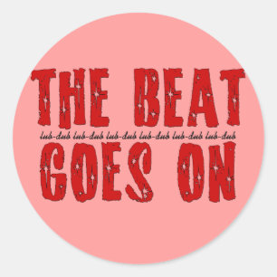 Heart Attack T-shirts   Gifts for Bypass Patients Classic Round Sticker