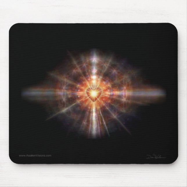Heart Aura Mouse Mat (Front)