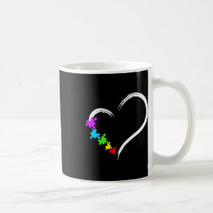 Heart Autism Awareness Love Puzzle Simple Idea Aut Coffee Mug