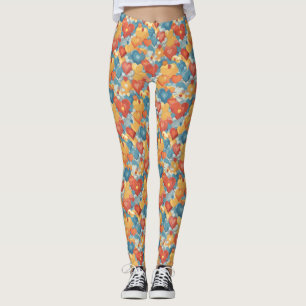 Heart autism leggings