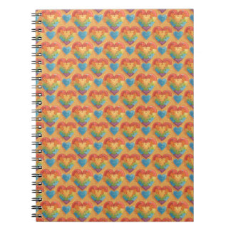 Heart autism notebook
