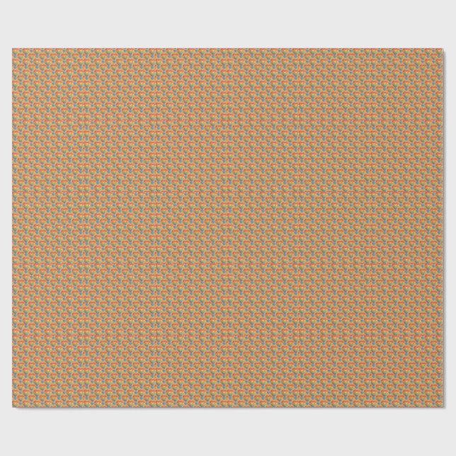 Heart autism wrapping paper (Flat)