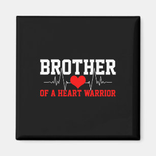 Heart Awareness Shirt Heartbeat Warrior Brother Gi Magnet