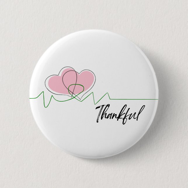 heart awareness, surgery, survivor recovery gift 6 cm round badge (Front)