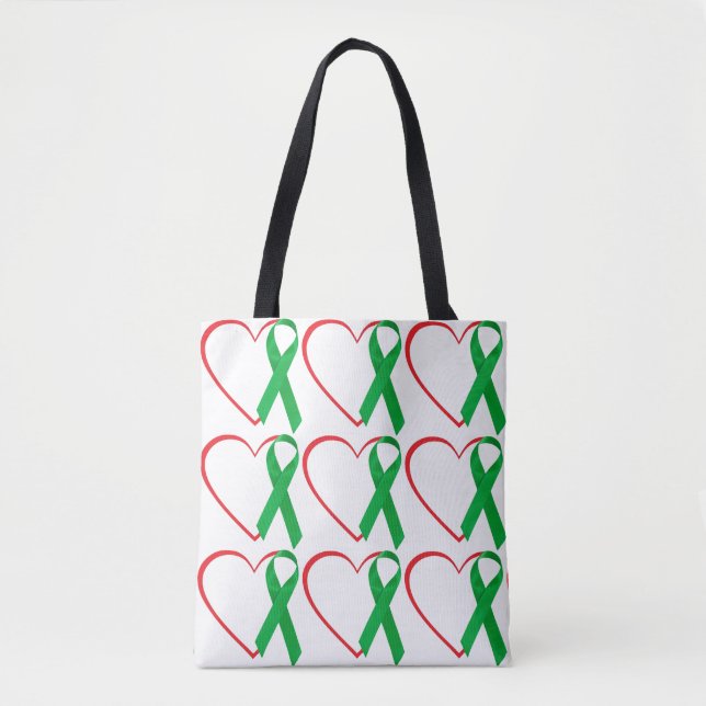Heart Awareness, Surgery, Survivor Recovery Gifts Tote Bag (Front)