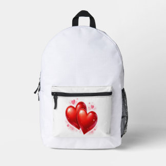 Heart Bagpackets Printed Backpack