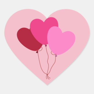 Heart Balloon Sticker