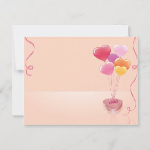 Heart balloons & chocolates