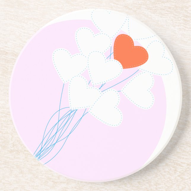 Heart Balloons Coaster (Front)