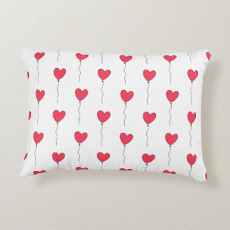 Heart Balloons Decorative Cushion