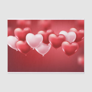 Heart Balloons Tissue Paper