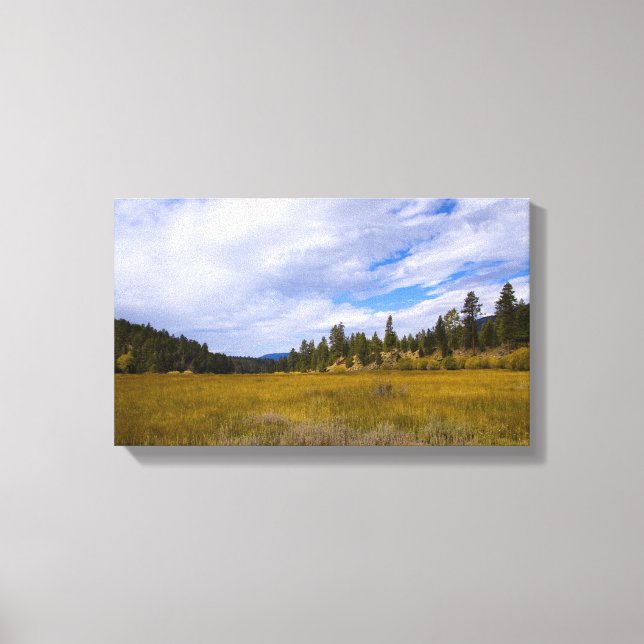 Heart Bar Meadow in Fall 2 Canvas Print (Front)